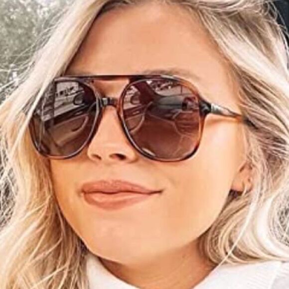 Retro Aviator Sunglasses   - Picture 1 of 4